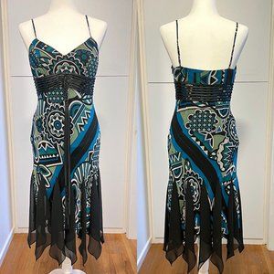 Sue Wong Hankerchief Hem Dress